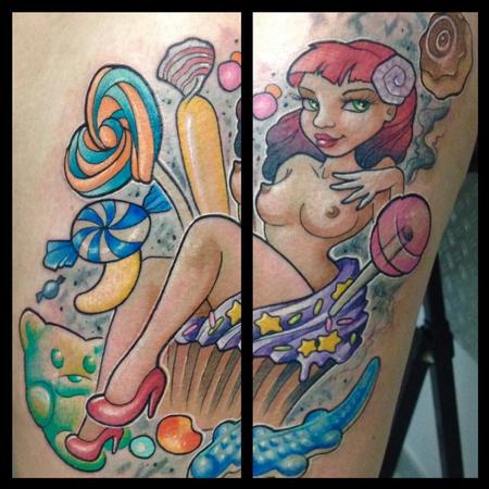 Tattoos - candy pinup - 104193
