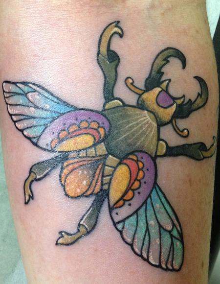 Tattoos - flying beetle - 87208