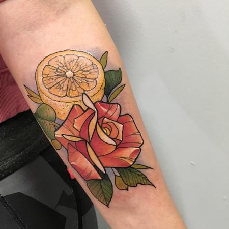 Tattoos - Lemon nroses - 137774