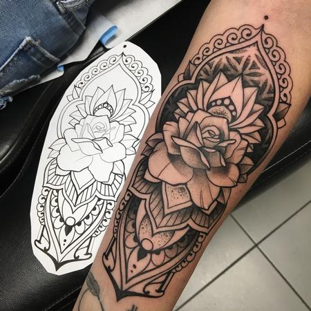 Tattoos - Ornemental rose - 137864