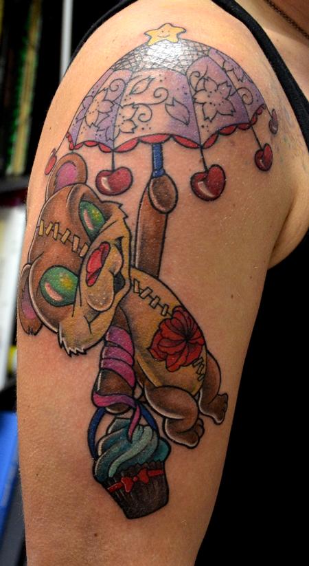 Tattoos - lovely bear - 82322