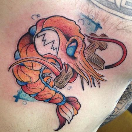 Tattoos - Angry shrimp - 101870