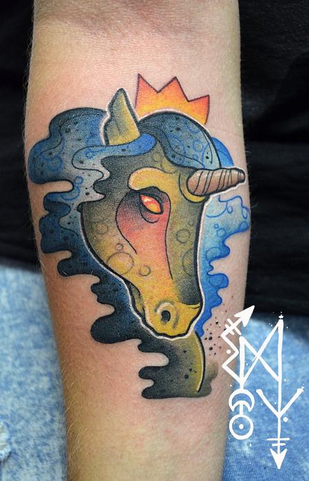 Tattoos - Zombi unicorn - 108609