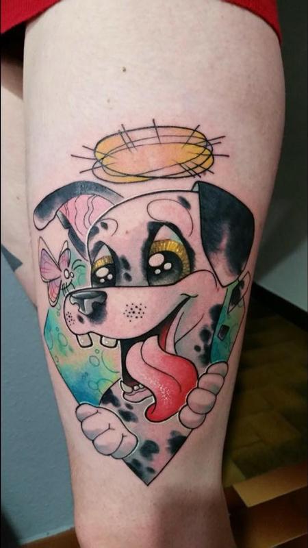 Tattoos - For the loss of a dumb dog - 115058