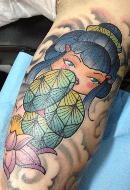 Tattoos - Kokeshi - 93242