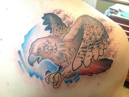 Tattoos - Hawk - 93997