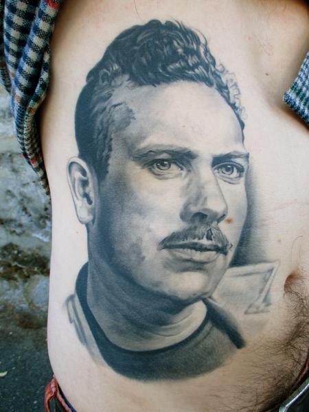 Tattoos - Portrait of author John Steinbeck - 132371