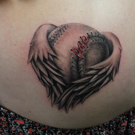 Tattoos - Baseball Memorial for Dad - 121719