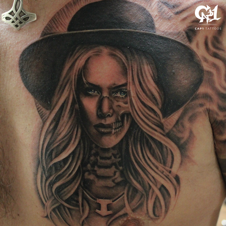 Tattoos - Black and Grey Realism Portrait  - 126382