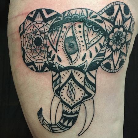 Tattoos - Elephant - 126712