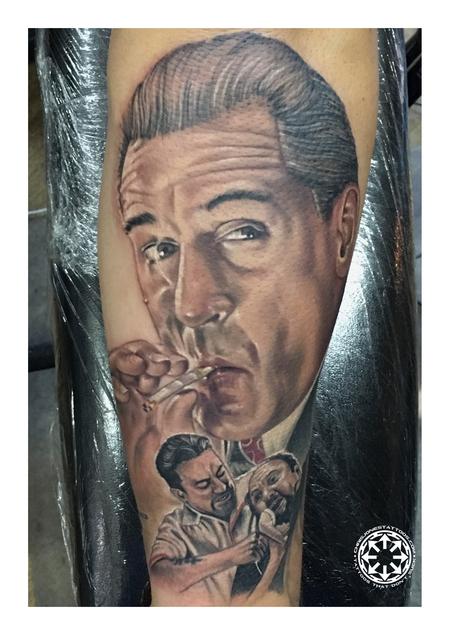 Tattoos - Robert De Niro Color Portrait - 122468