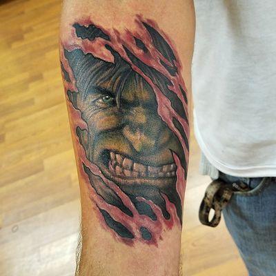 Tattoos - Hulk tattoo - 133103