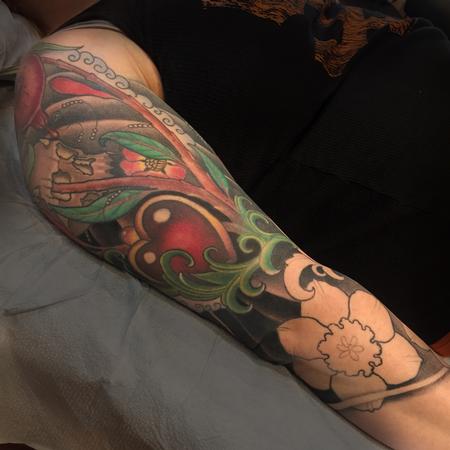 Tattoos - In progress Greek Mythology 3/4 sleeve - 127255
