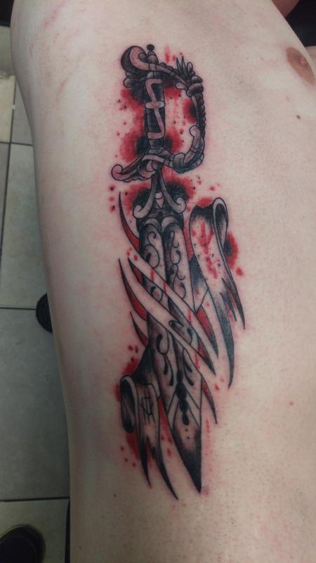 Tattoos - dagger - 116838