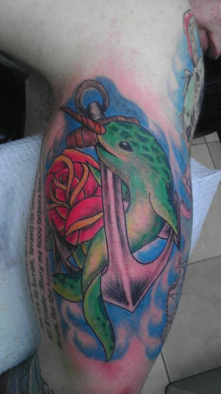 Tattoos - narwhal - 103944