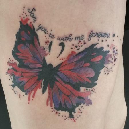 Tattoos - Memorial Butterfly  - 129424