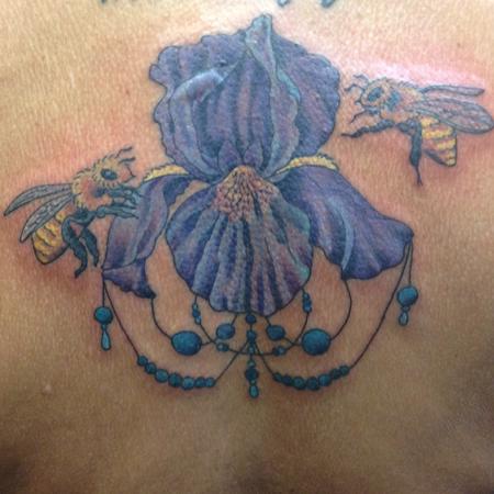Tattoos - Iris & Bees - 115397
