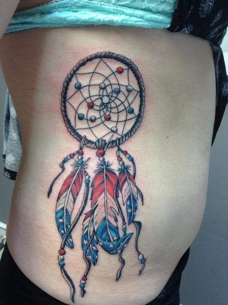 Tattoos - Patriot Dream Catcher - 125526