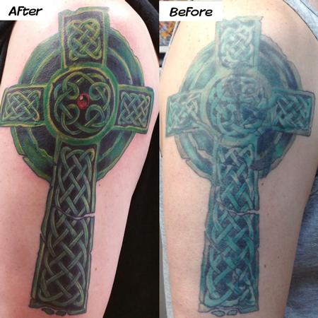 Tattoos - Irish Coverup - 127566