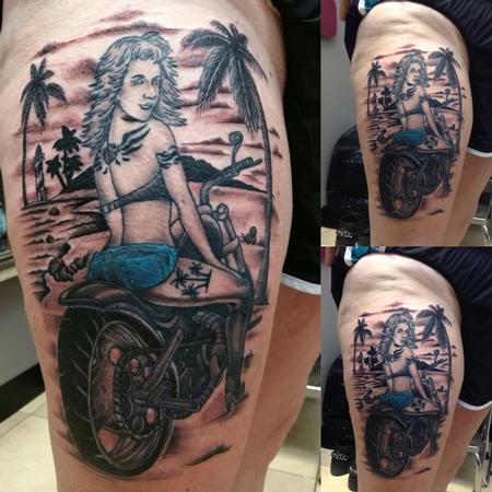 Tattoos - Biker Babe - 127576