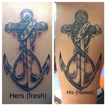 Tattoos - Anchors - 93919
