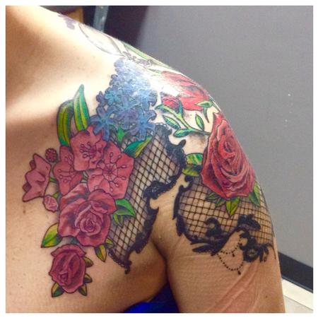 Tattoos - Flower and Lace - 100495