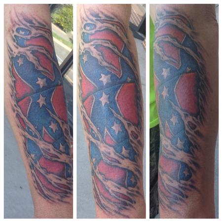Tattoos - Confederate Flag - 101773