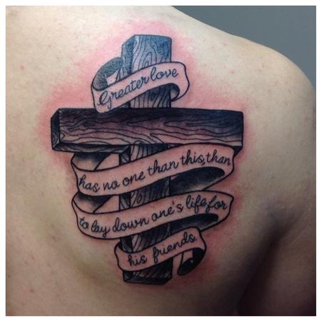 Tattoos - Wooden Cross - 106302