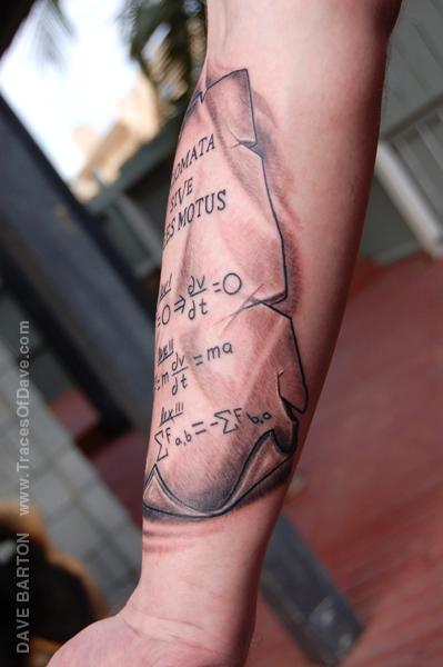 Tattoos - Newtons Cheat Sheet - 62359