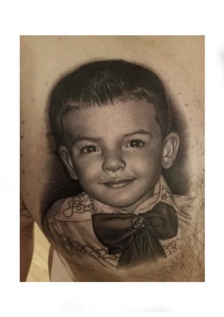 Tattoos - David Vega Portrait of a boy - 131069