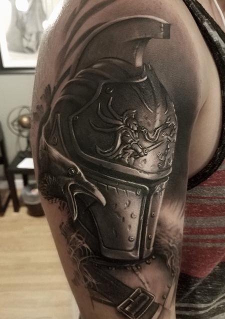 Tattoos - David Vega Armor and Crow - 131078