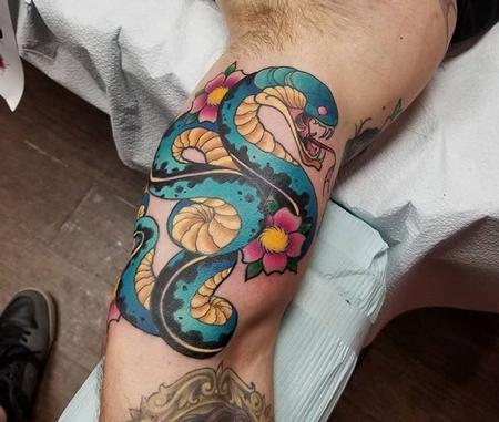 Snake Tattoo by Jason Mims