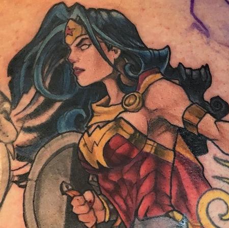 Wonder Woman Tattoo by Kelly Gormley