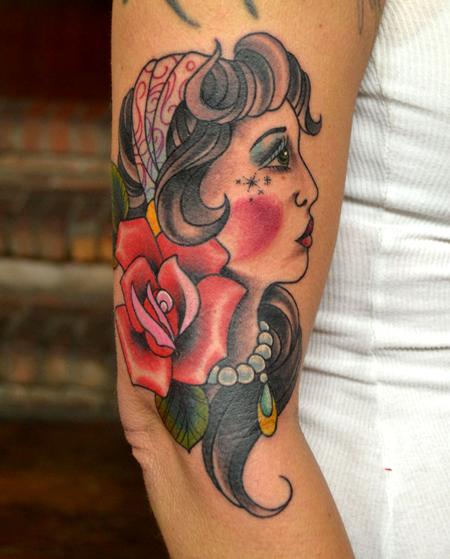 Tattoos - Gypsy Girl Collaboration with Tim Mueller - 62716