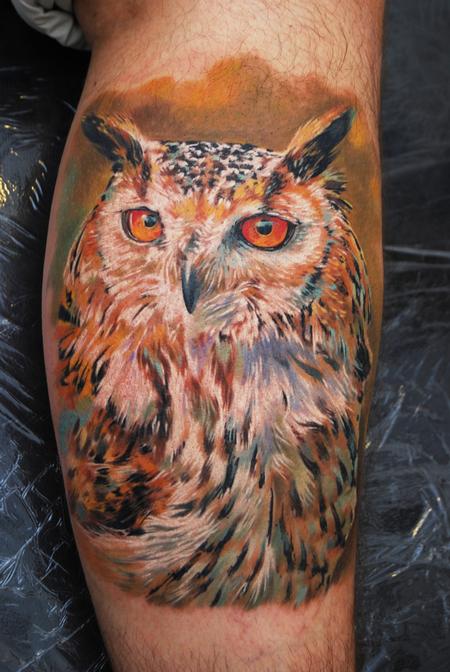 Tattoos - Owl - 60729