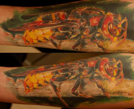Tattoos - Realistic Wasp - 61278
