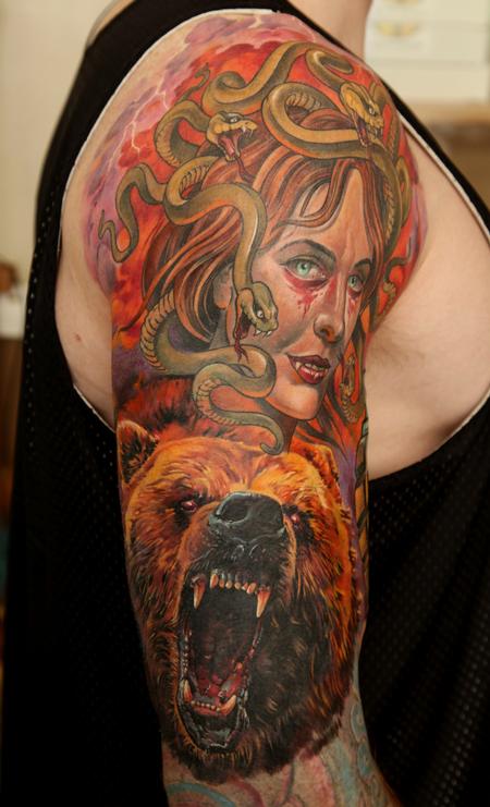Tattoos - Bear + Medusa - 60727