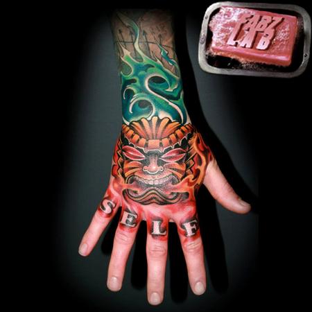 Tattoos - Tiki Hand Tattoo - 62177