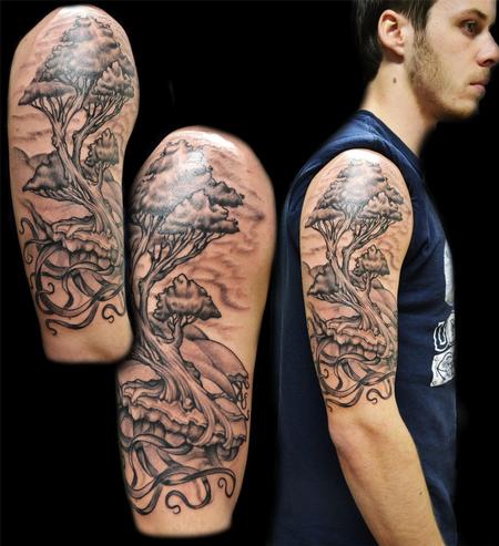 Tattoos - Tree Half sleeve - 61359