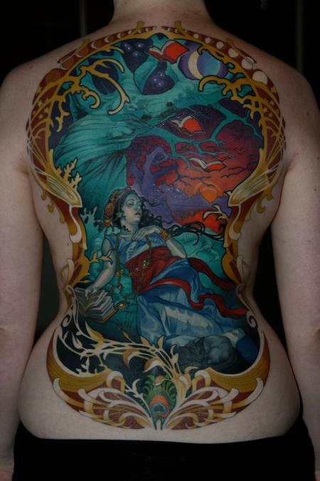 Tattoos - Kylies Sleeping Woman - 141064