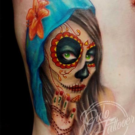Tattoos - day of the dead - 117609