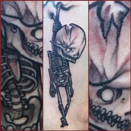 Tattoos - Hanging Skeleton - 101962