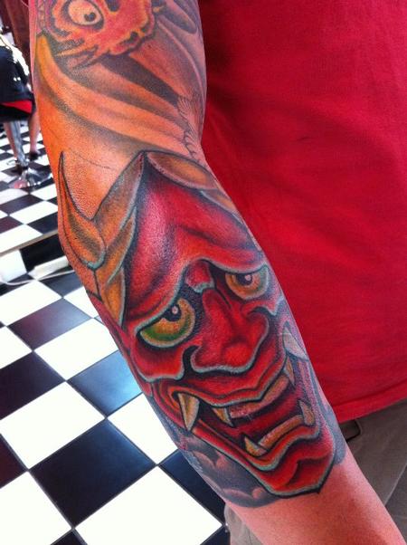 Tattoos - Hannya Mask Tattoo - 61621