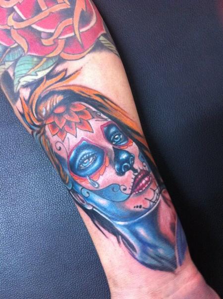 Tattoos - Day of the Dead Tattoo - 61622