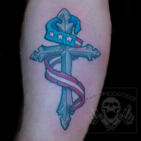 Tattoos - Veteran's Cross - 123439