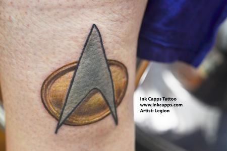 Tattoos - Star Trek badge - 122656