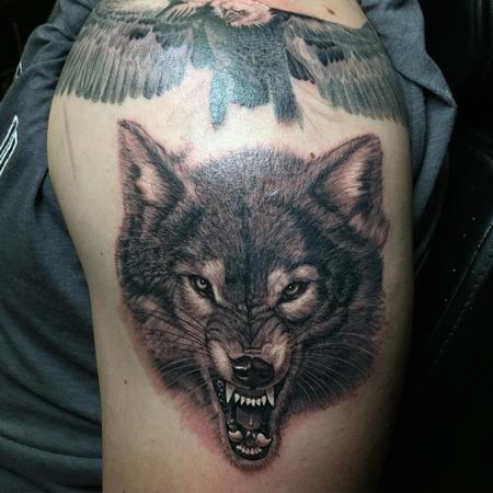 Tattoos - Wolf - 123438