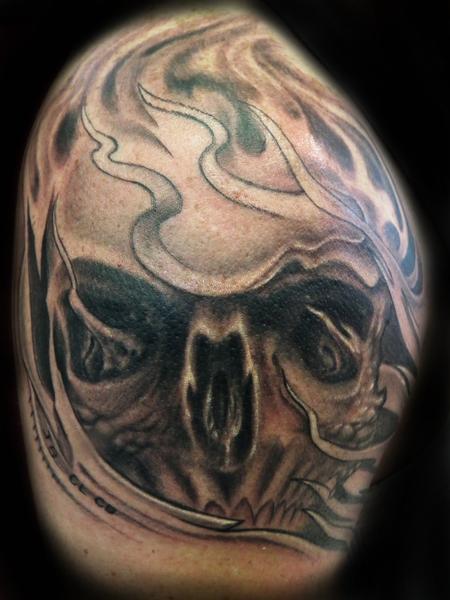 Tattoos - Fun skull - 93848