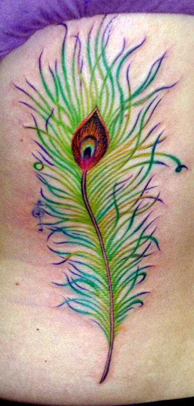 Tattoos - Peacock feather - 61371