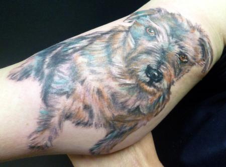 Tattoos - portrait of dog - 61384